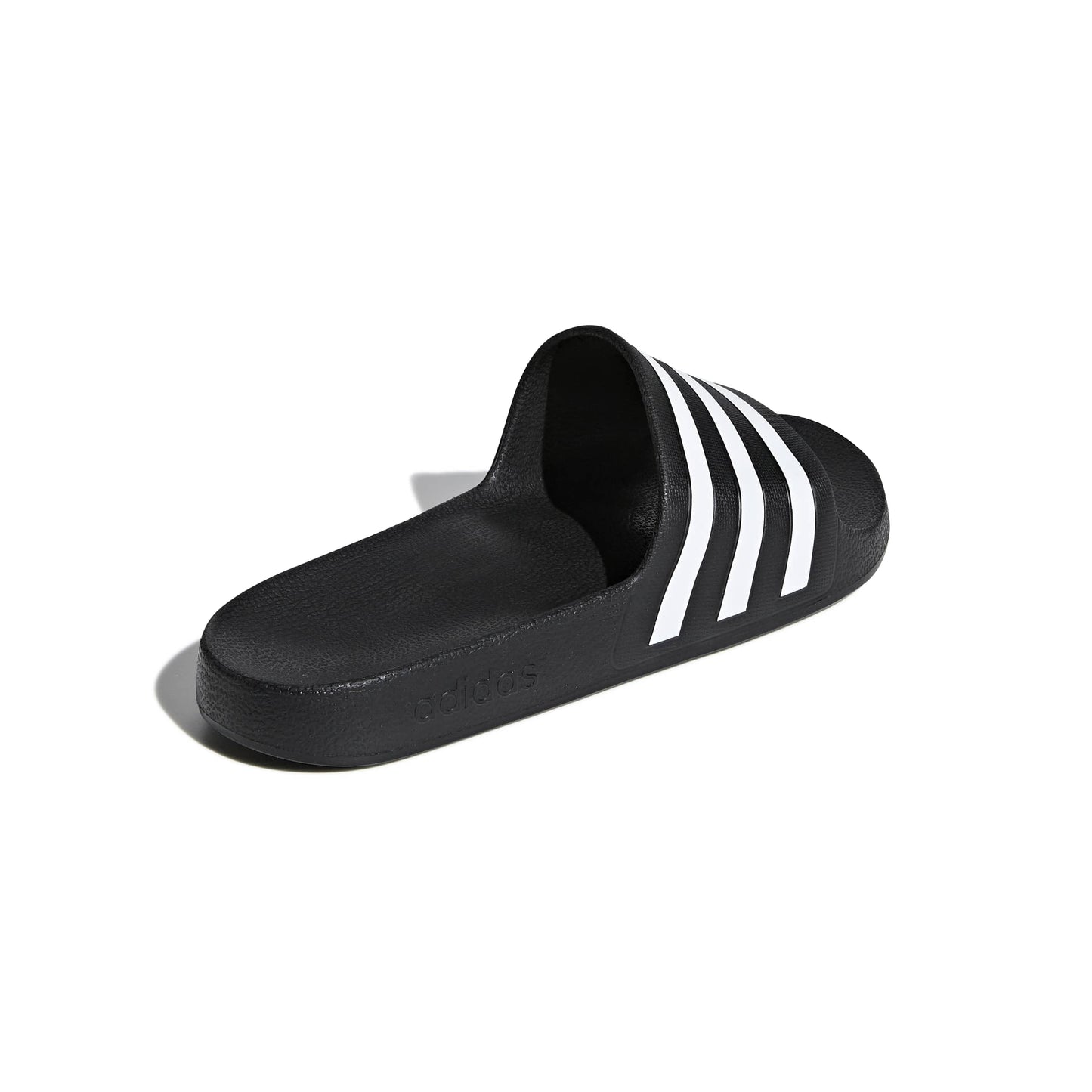 adidas unisex-adult Adilette Aqua Slides Black/White/Black 12