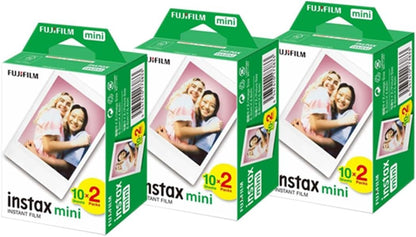 Fujifilm Película Instantánea Instax Mini Paquete Doble (60 Fotos / Formato de Luz Diurna)