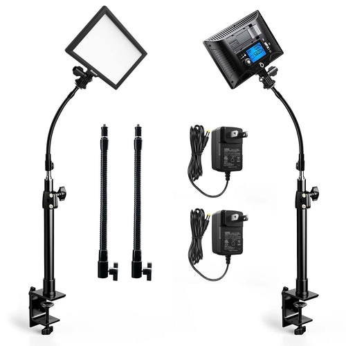 Dazzne Paquete de 2 Luces Clave LED para Streaming (Bi-Color)
