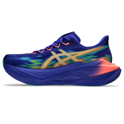 ASICS Unisex SUPERBLAST 3 Running Shoes, 12M / 13.5W, Cobalt Burst/Light Orange
