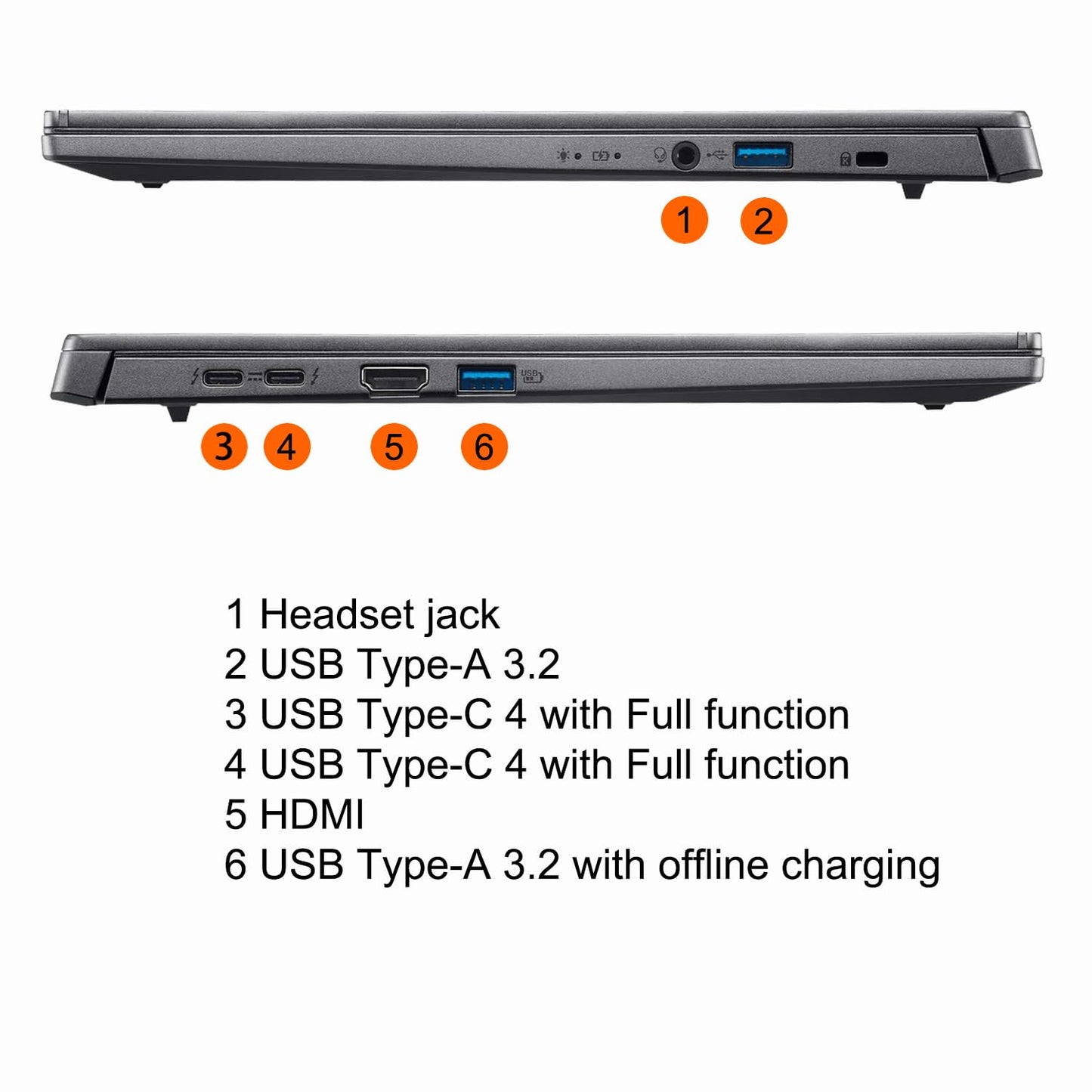 acer Laptop Portátil Aspire 14 AI de 14" (1TB SSD / Win11)
