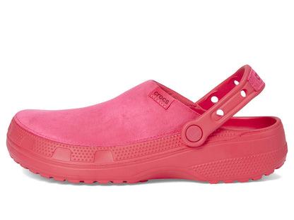 Crocs Unisex Classic Crafted Canvas Clogs Digital Raspberry Velvet