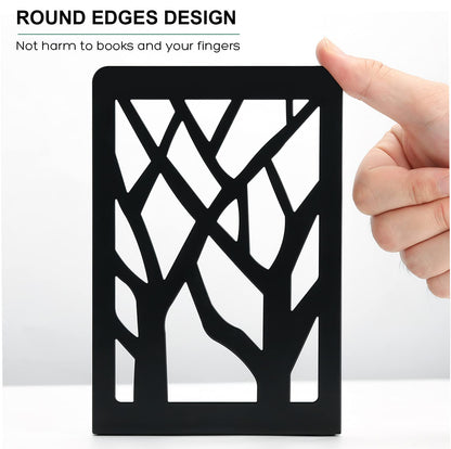 MaxGear Sujetalibros con Diseño de Árbol (8 Pares)