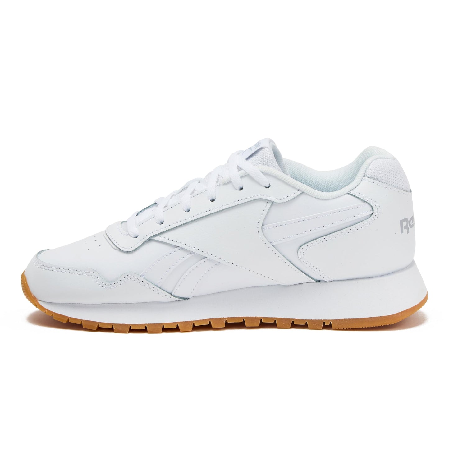 Reebok Glide Sneakers for Women - Black or White Tennis Shoes, White/Cold Grey/Gum