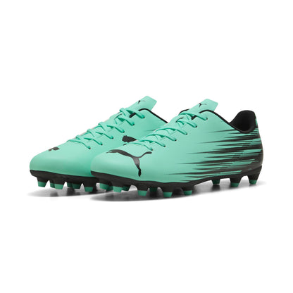 PUMA Men's Attacanto II Firm, Artificial Ground Soccer Cleats, Mint Jelly- Black SS26, 9 Attacanto Ii Fg/Ag