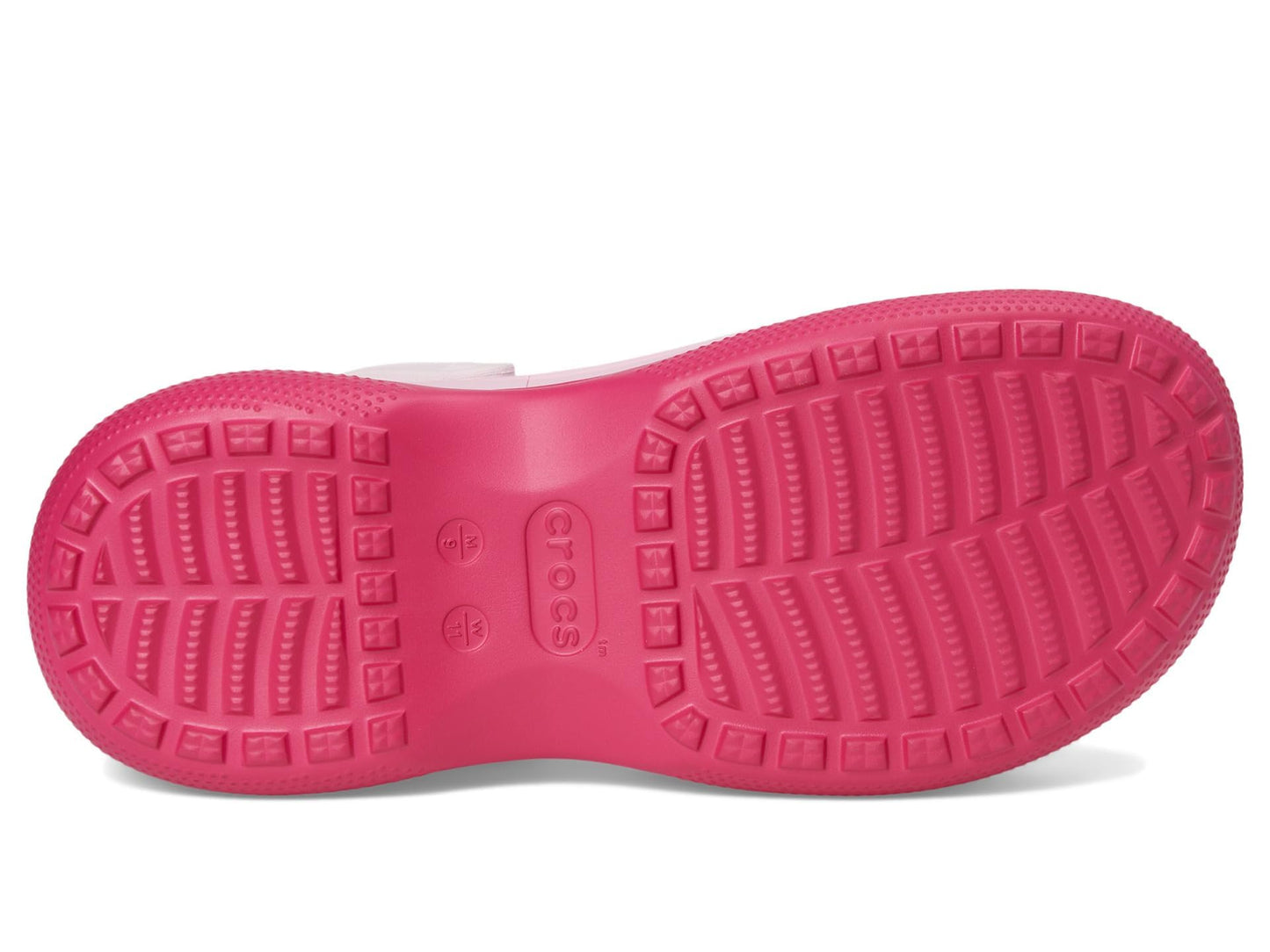 Crocs Unisex Classic Stacked Clogs Platform Sneakers Dragon Fruit Men 6/Women