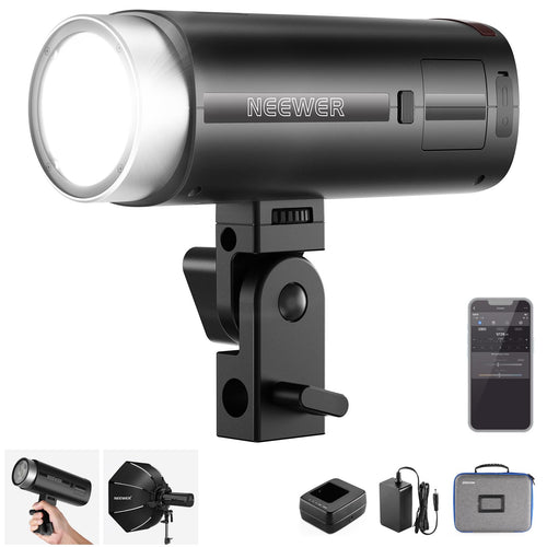 NEEWER Flash Estroboscópico de Estudio para Exteriores Q200 (200Ws)
