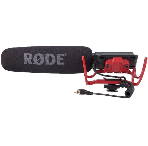 Rode VideoMic Camera-Mount Shotgun Microphone with Rycote Lyre Shock Mounting, Black