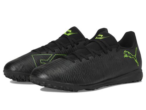 PUMA Men's Future Play Turf Trainer Soccer Cleats, Black-Fizzy Light-Green Terrain AH25