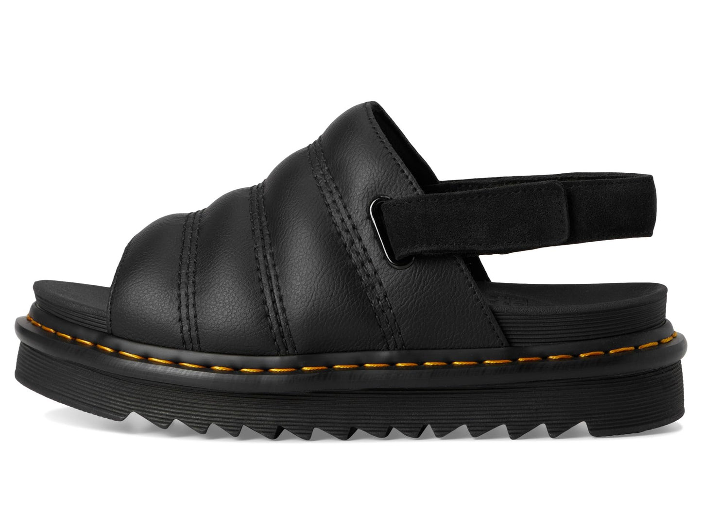 Dr. Martens Unisex Kole Sandal, Black Athena Leather