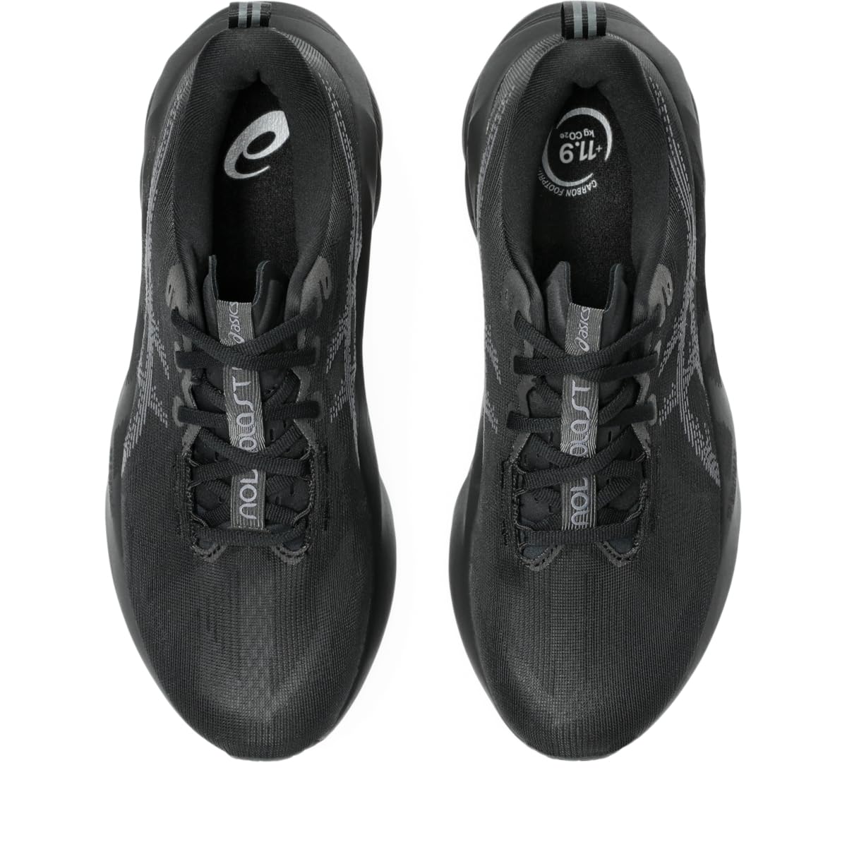 ASICS Men's NOVABLAST 5 Running Shoes, Black/Carrier Grey