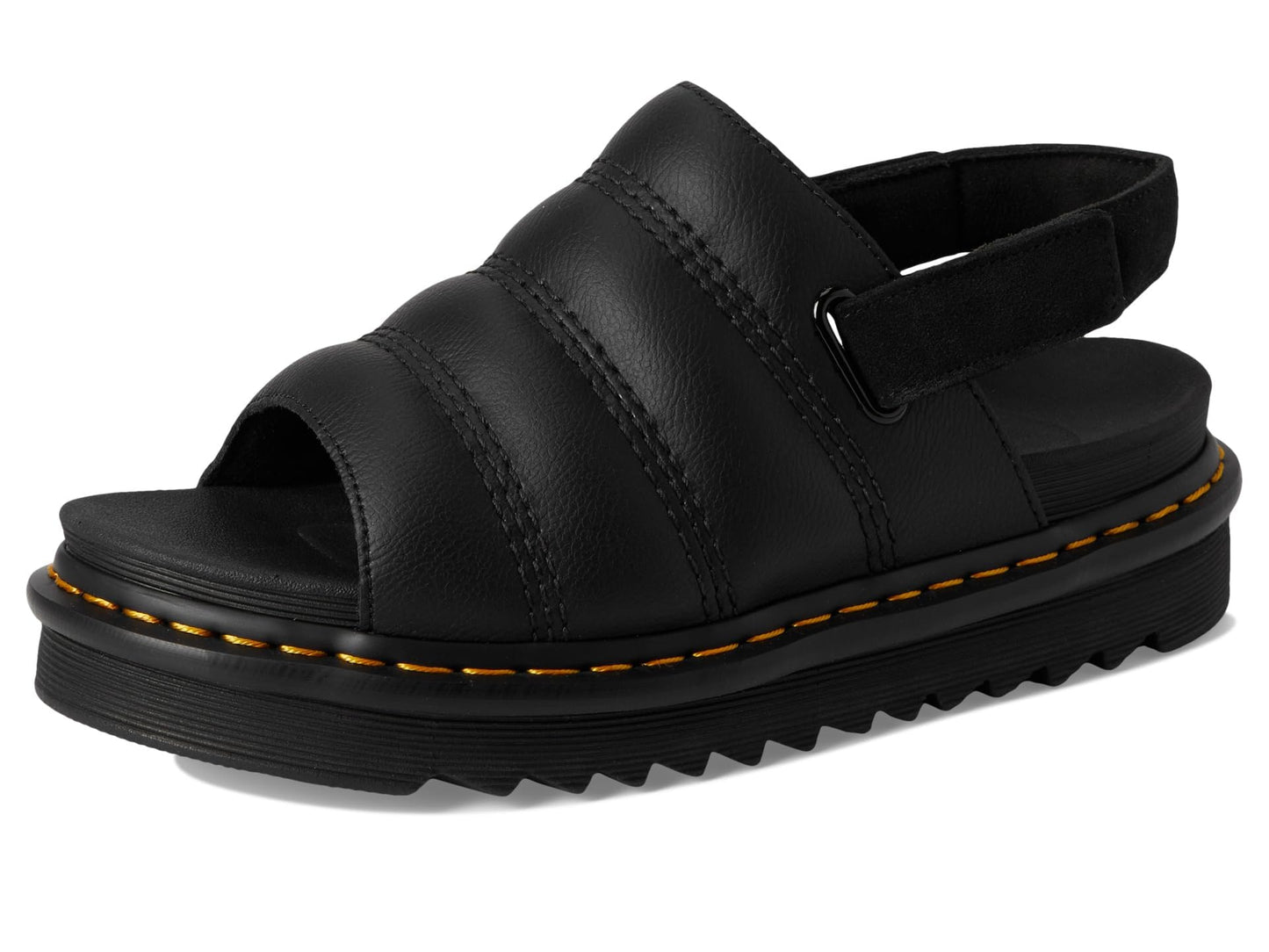 Dr. Martens Unisex Kole Sandal, Black Athena Leather