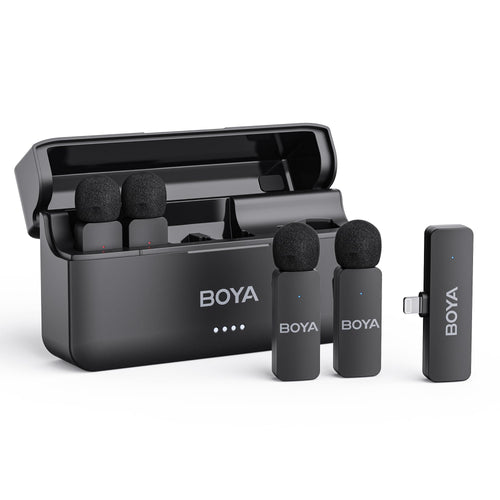 BOYA Micrófono Lavalier Inalámbrico BY-V4D