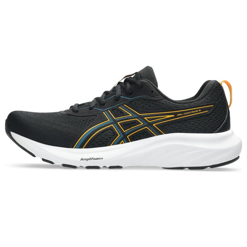 ASICS Men's Gel-Contend 9 Running Shoes, Black/YAMABUKI