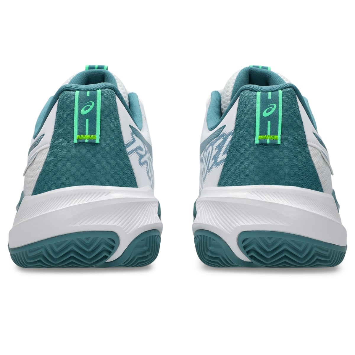 ASICS Men's Gel-Challenger 15 Padel Tennis Shoes, White/Misty Pine