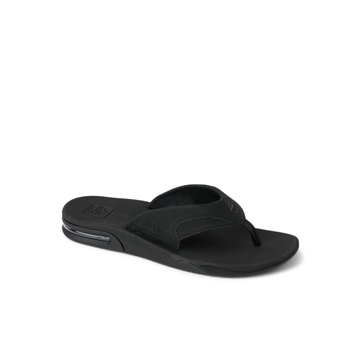 REEF Fanning Mens Sandal All Black 10