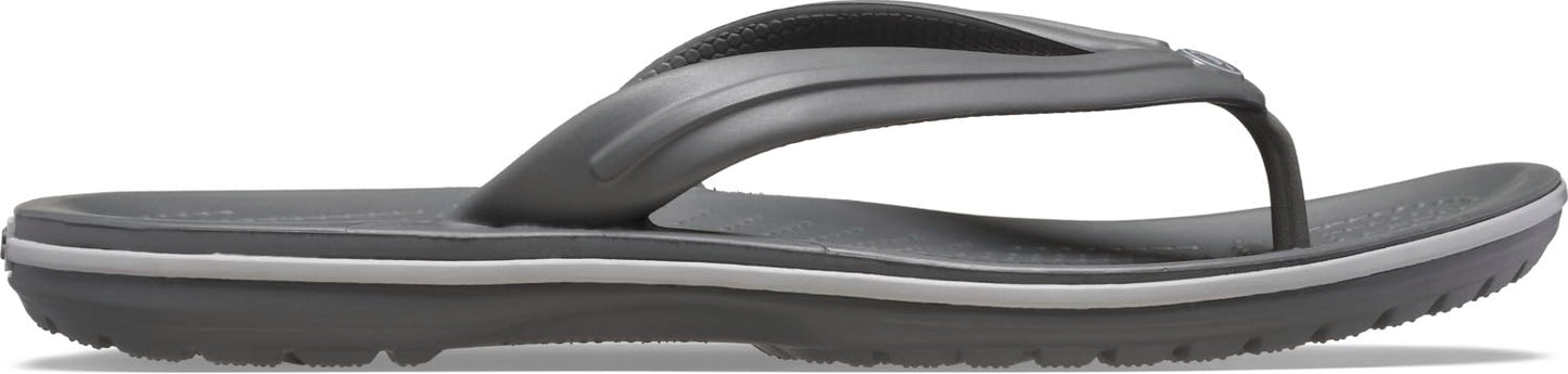 Crocs Unisex Adult Crocband Flip Flop Sandals, Slate Grey/Smoke
