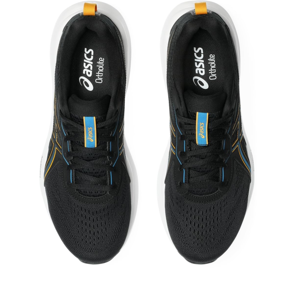 ASICS Men's Gel-Contend 9 Running Shoes, Black/YAMABUKI