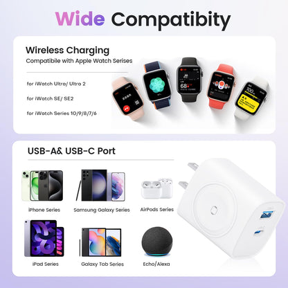 TOPADRE Bloque de Cargador USB-C PD 20W (White)