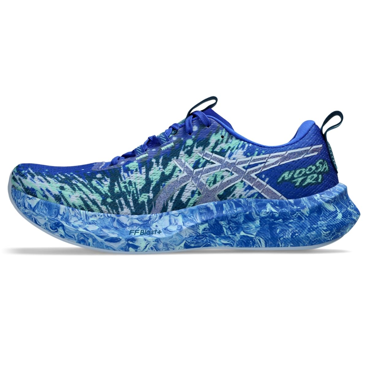 ASICS Men's Noosa TRI 16 Running Shoes, NEON Blue/Illuminate Mint