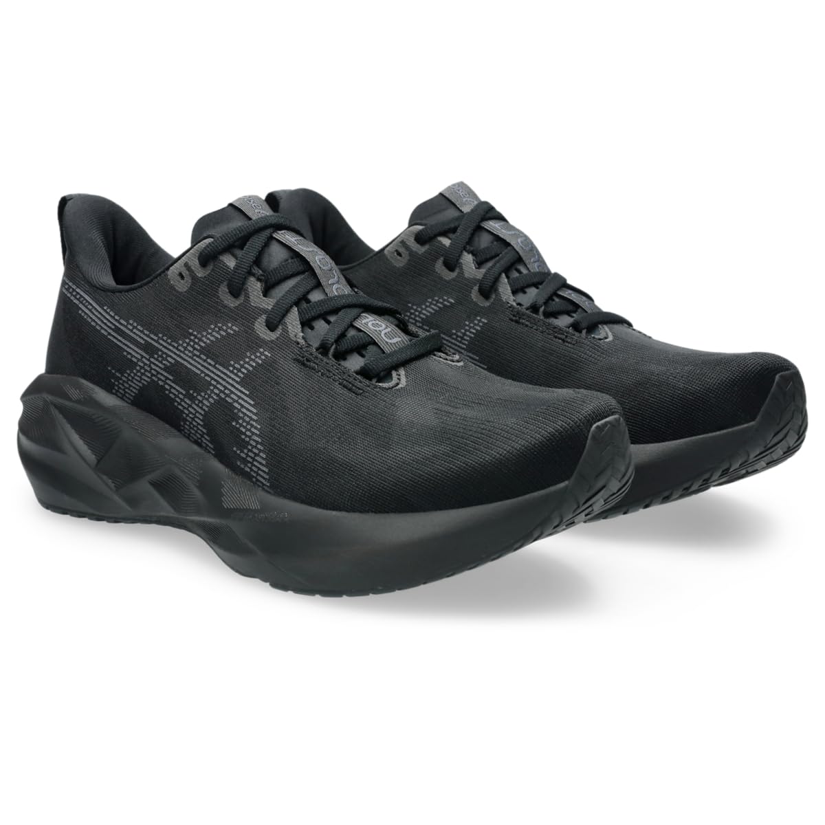 ASICS Men's NOVABLAST 5 Running Shoes, Black/Carrier Grey