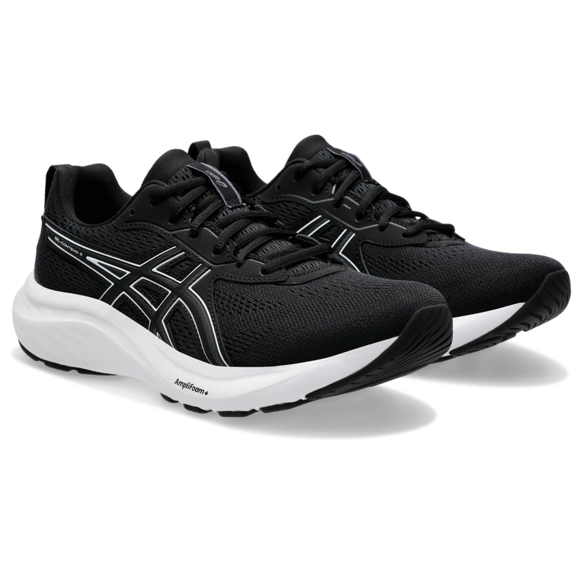 ASICS Women's Gel-Contend 9 Running Shoes, Black/White