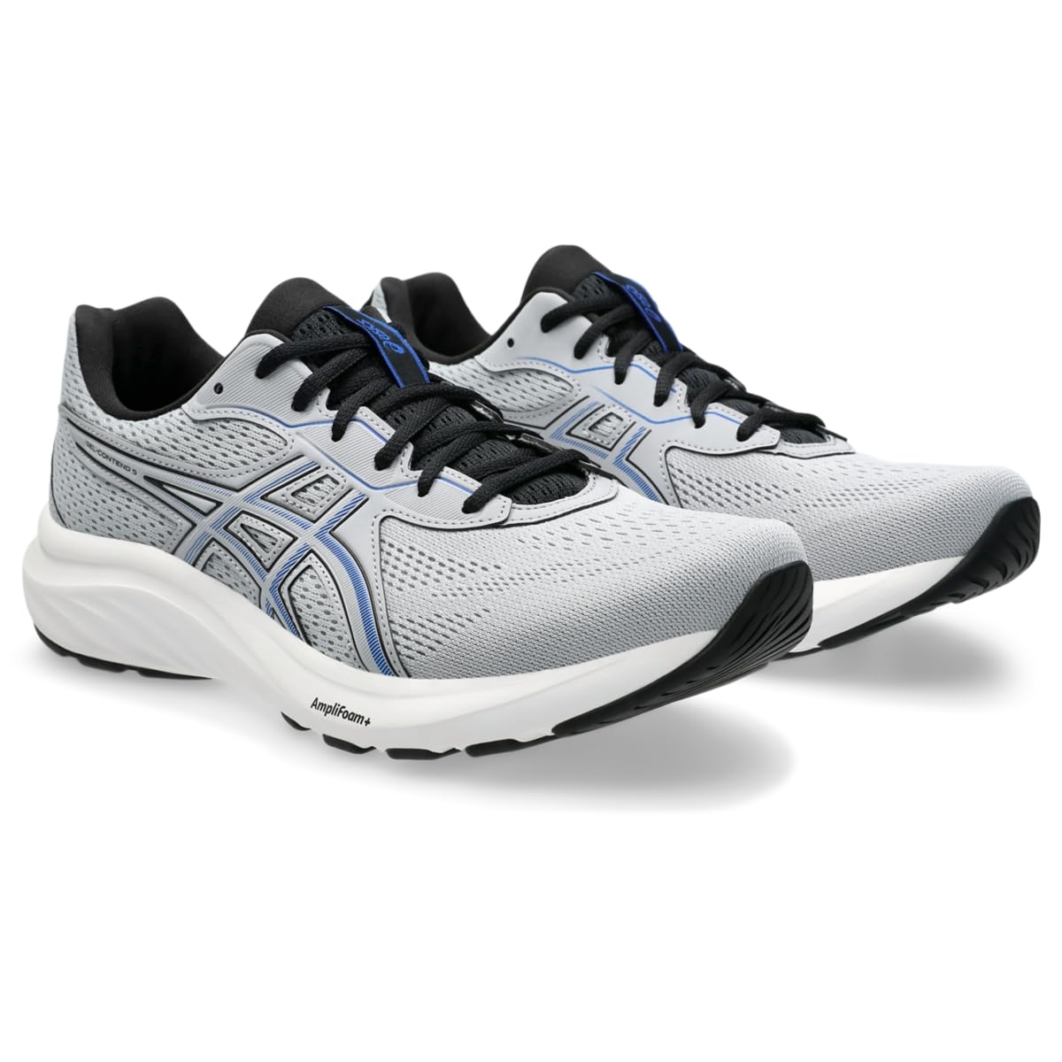 ASICS Men's Gel-Contend 9 Running Shoes, Piedmont Grey/Black