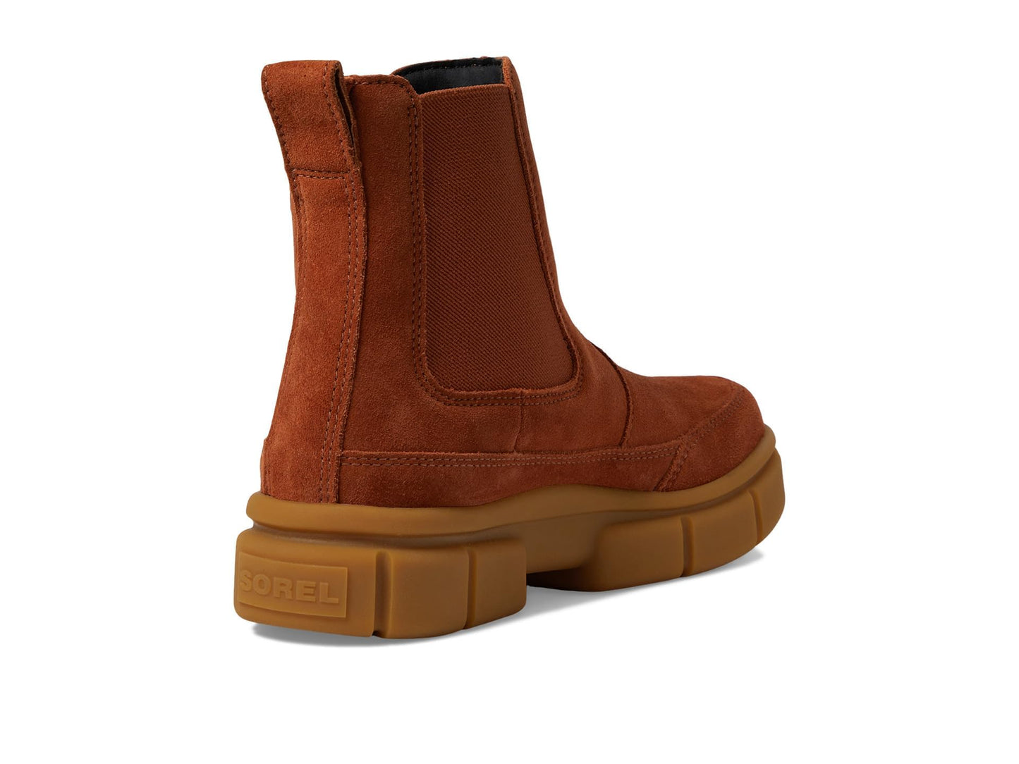 SOREL Women's Explorer STRT Chelsea Boot - Sanguine, Gum 2
