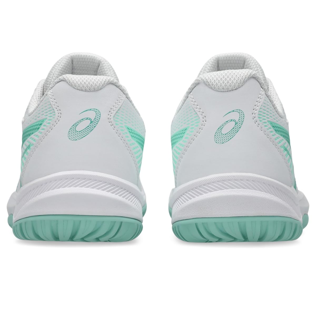 ASICS Women's Upcourt 6 Volleyball Shoes, White/Aurora Green