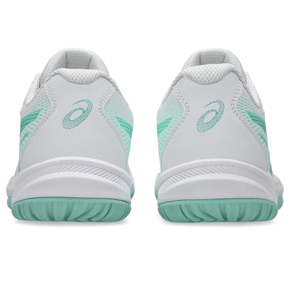 ASICS Women's Upcourt 6 Volleyball Shoes, White/Aurora Green