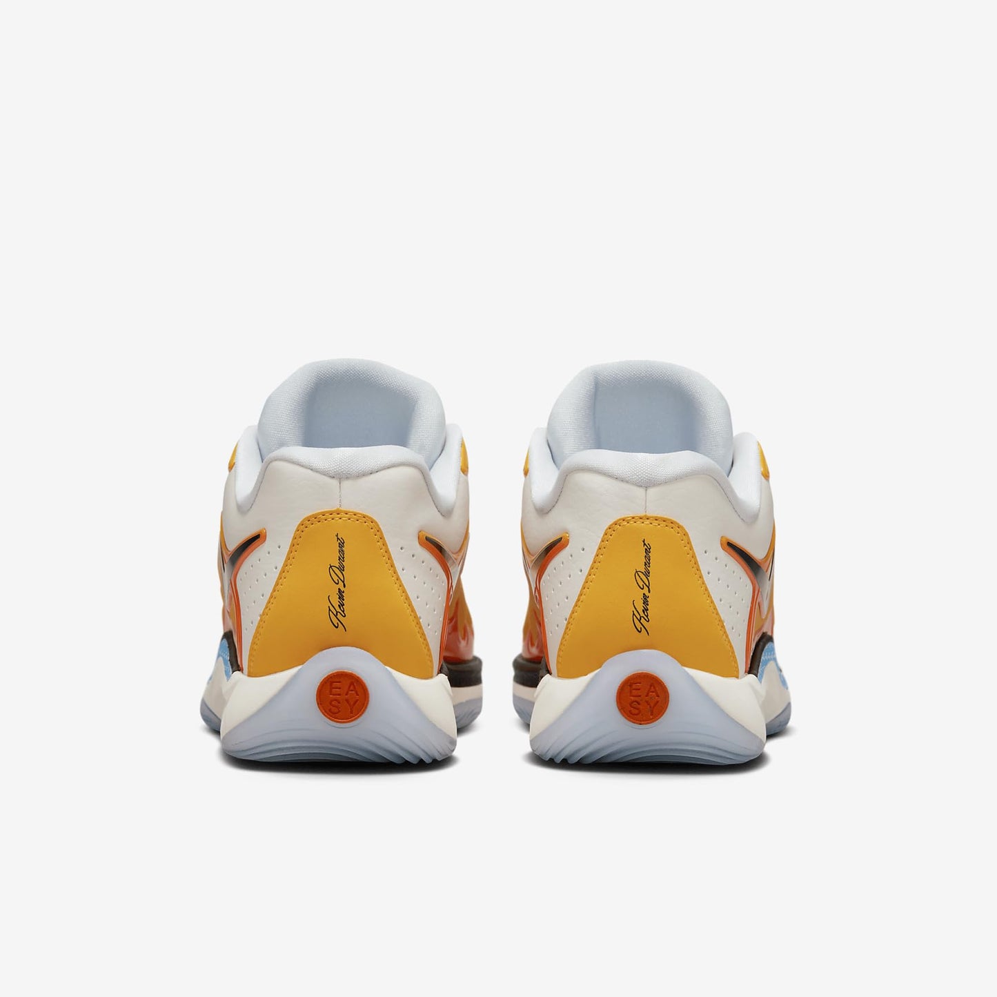 NIKE KD17 Basketball Shoes (FJ9487-700, University Gold/Safety Orange/University Blue/Black)
