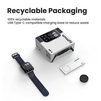 Amazfit Bip 6 Reloj Inteligente 46mm (Carbón)