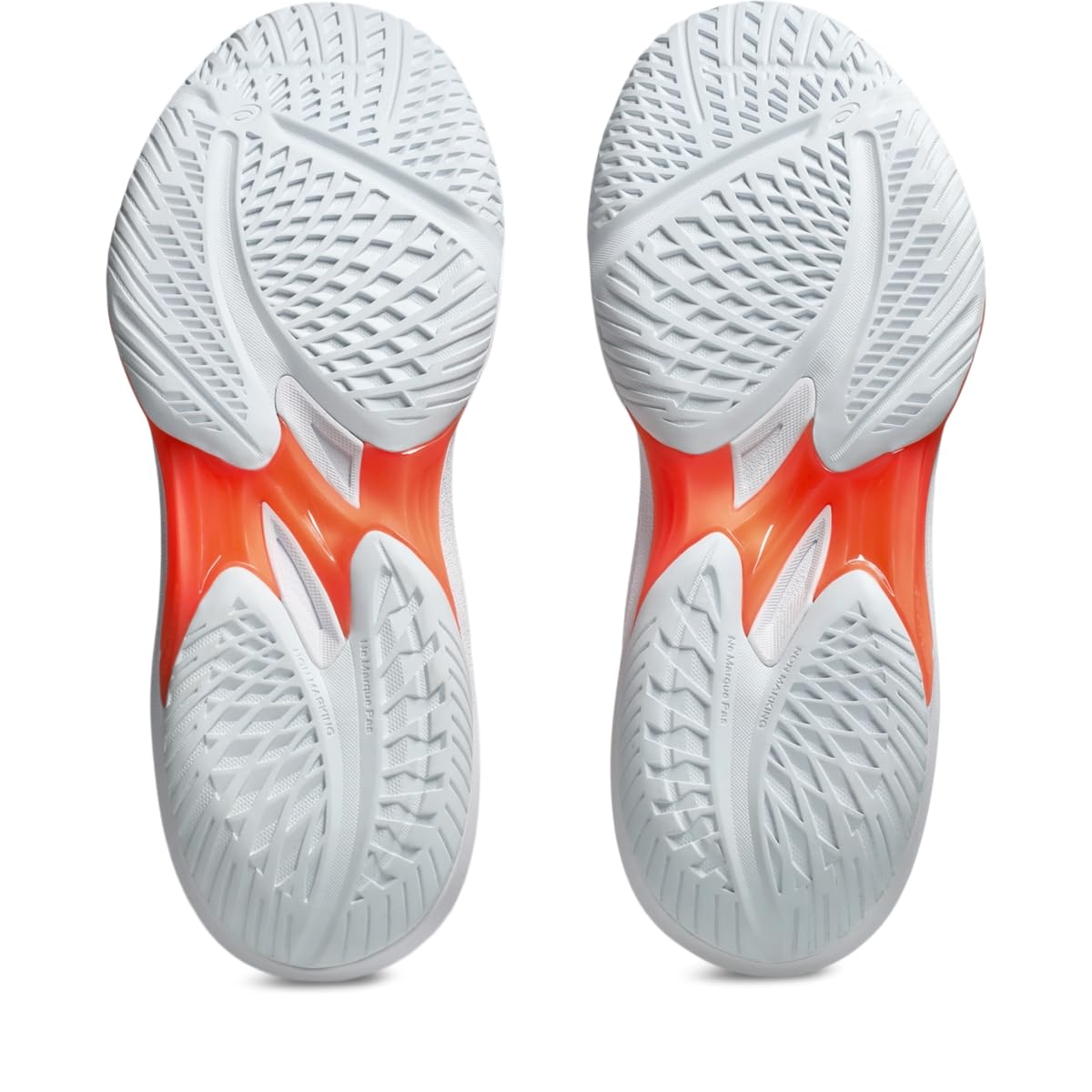 ASICS Women's Sky Elite FlyteFoam 3 Volleyball Shoes, White/Vivid Coral