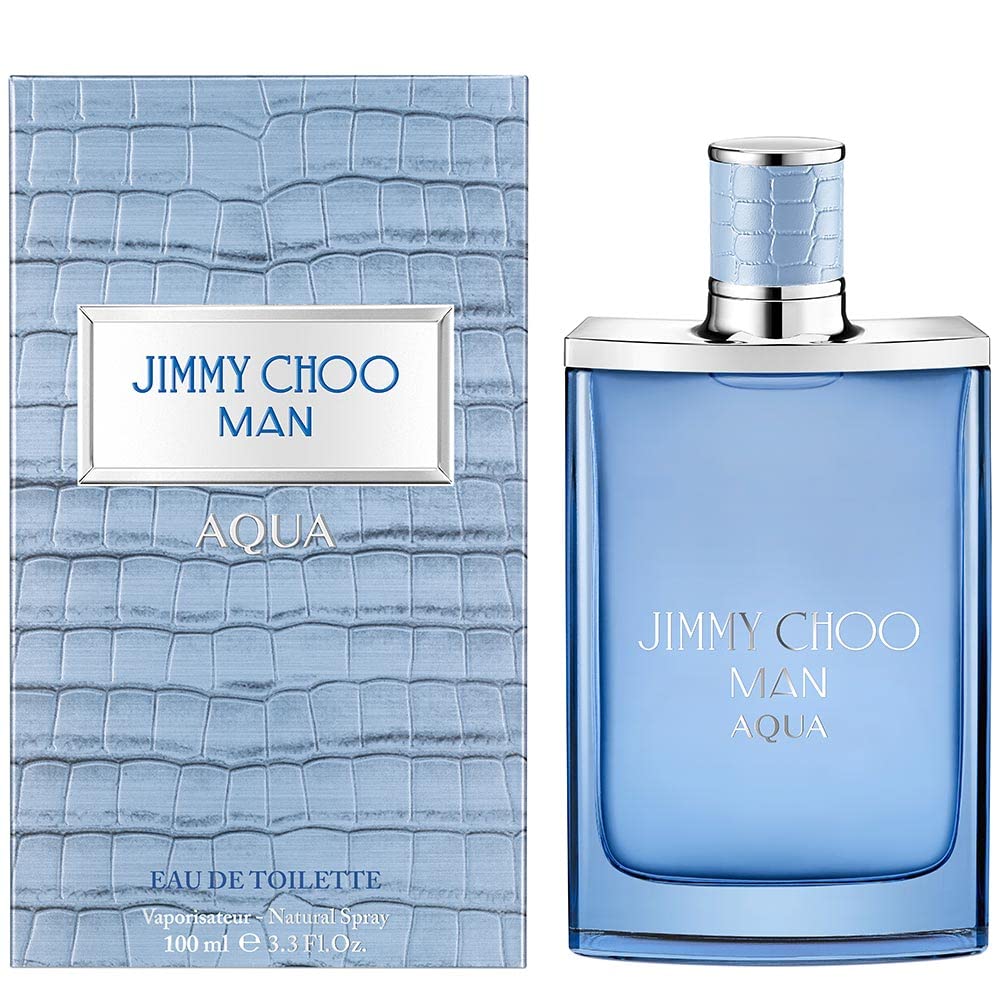 JIMMY CHOO Man Aqua EDT (3.3 Fl Oz)
