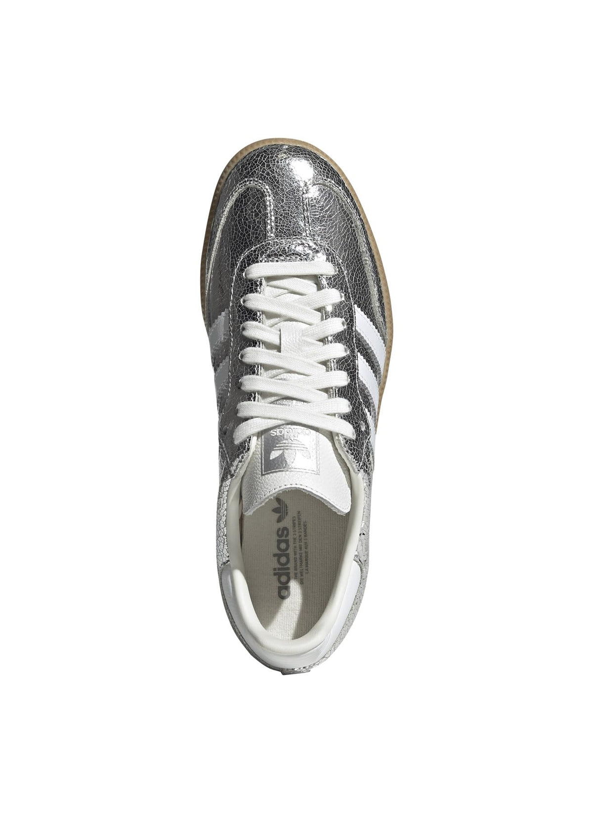 Adidas Samba OG Womens Sneaker (Silver Metallic Cracked Leather