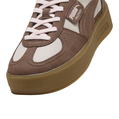 PUMA Womens Palermo Elevata Wine Club Lace Up Sneakers Shoes Casual - Brown -