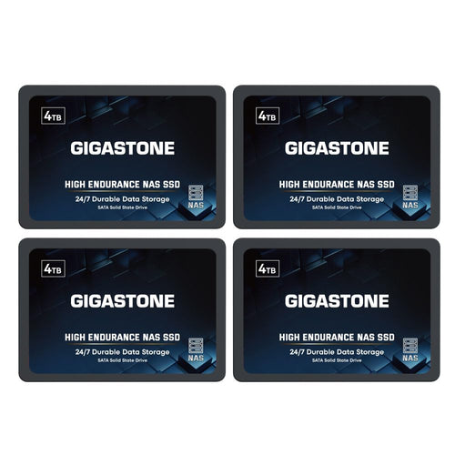 Gigastone Paquete de 4 Unidades SSD de Alta Resistencia (4TB)