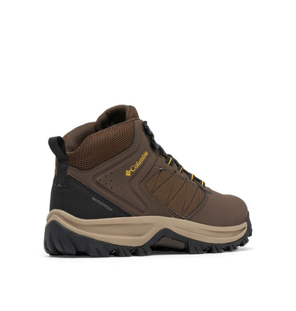 Columbia Mens Transverse Waterproof Hiking Boot, Cordovan/Golden Yellow