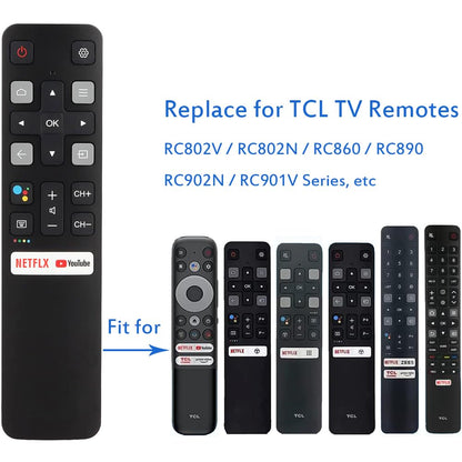 Control Remoto Universal de Repuesto para Smart TV TCL (RC802V)