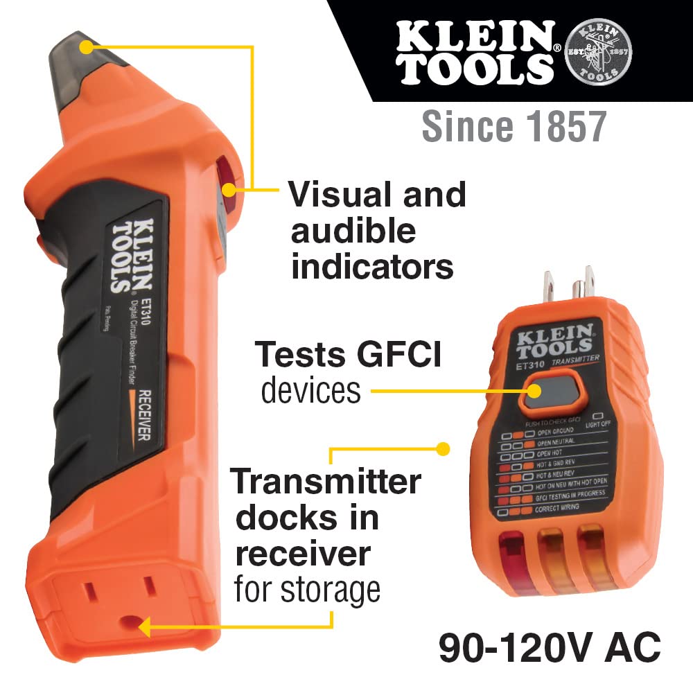 Klein Tools Kit Buscador de Interruptores de Circuito AC (ET310KIT)