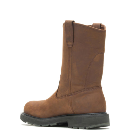 WOLVERINE mens DD Work Wellington Dark Brown 12 XW US
