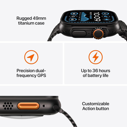 Apple Watch Ultra 2 (Renovado / Caja de Titanio Negro 49mm)