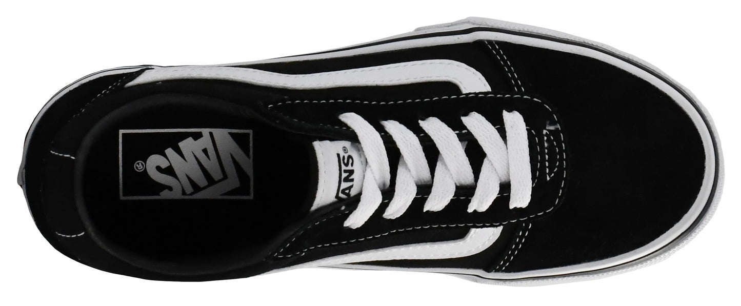 Vans Women's Ward Sneaker, Suede/CanvasBlack/White