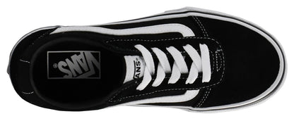 Vans Women's Ward Sneaker, Suede/CanvasBlack/White