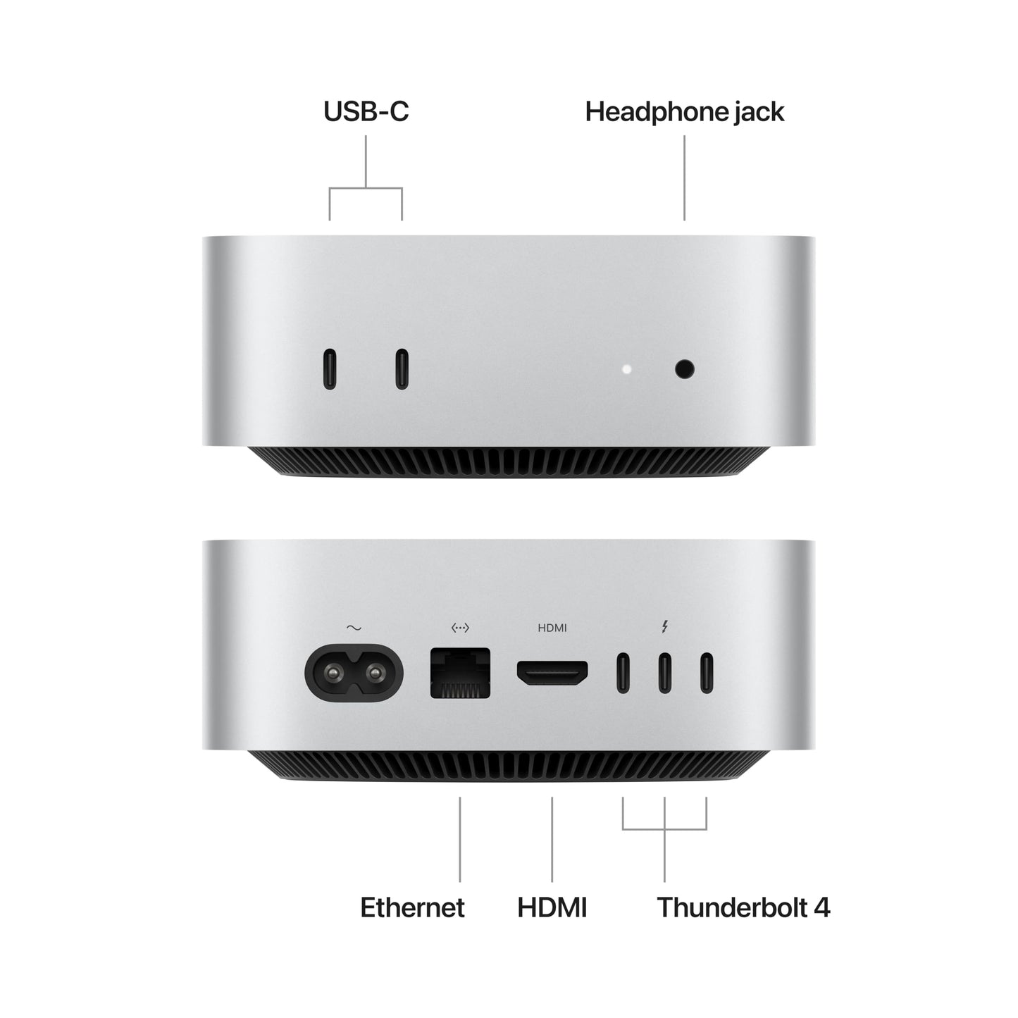 Apple Computadora de Escritorio Mac mini 2024 (256GB / Chip M4)