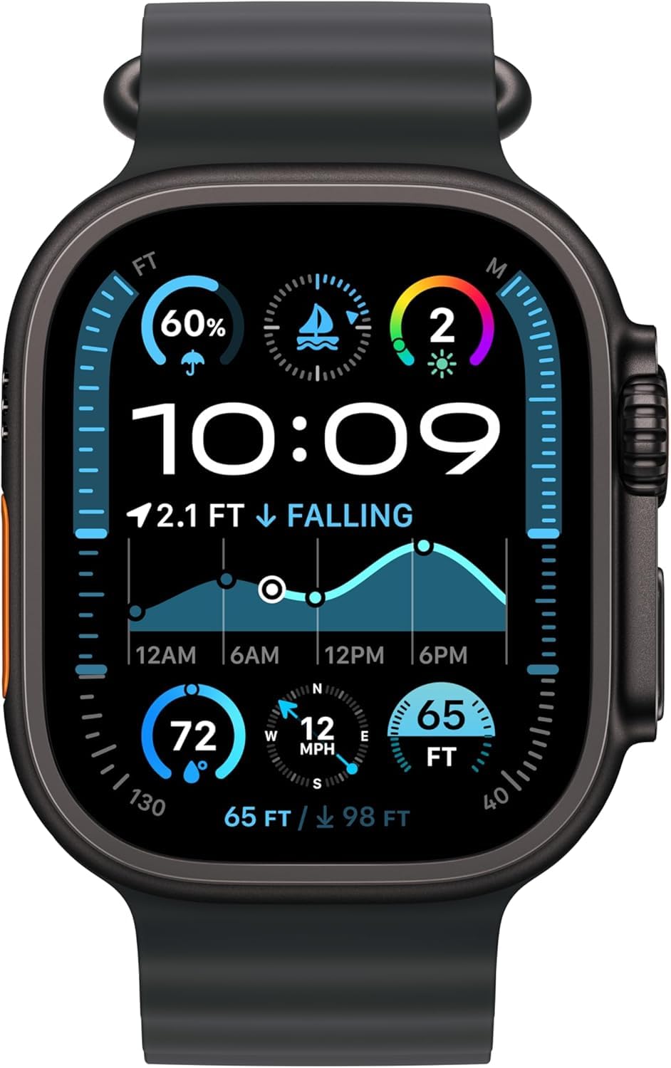 Apple Watch Ultra 2 (Renovado / Caja de Titanio Negro 49mm)