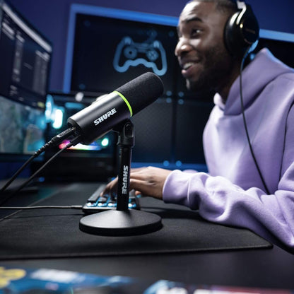 Shure MV6 Micrófono Gaming Dinámico (Negro)