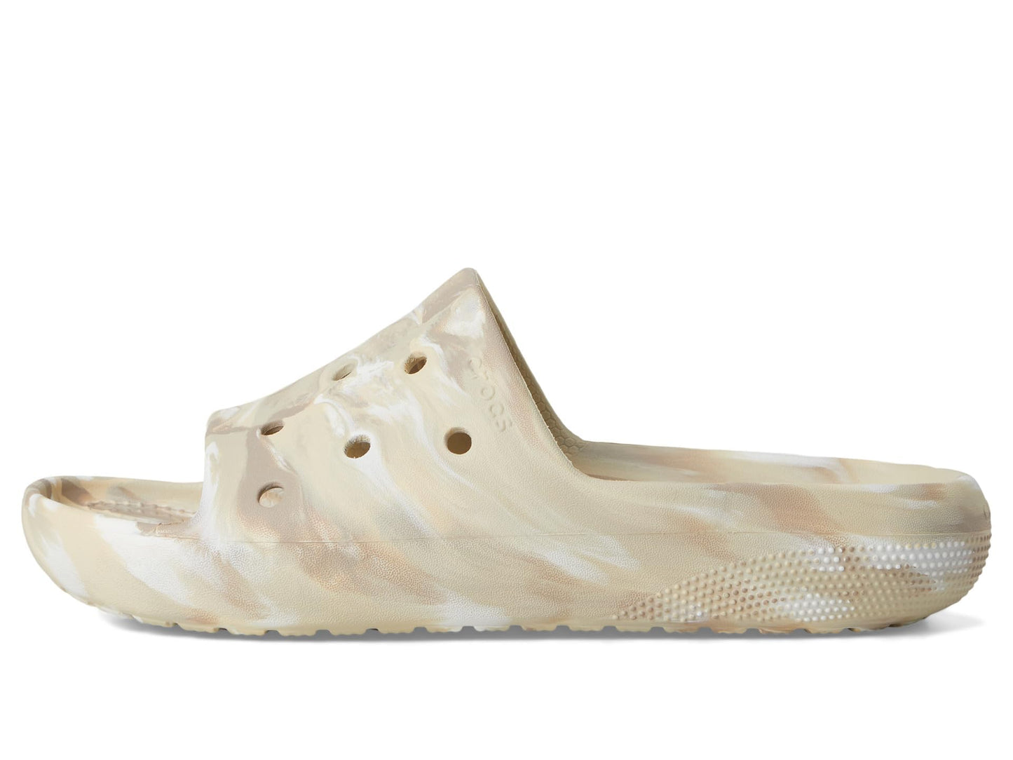 Crocs, Unisex, Classic 2.0 Slides, Bone/Multi