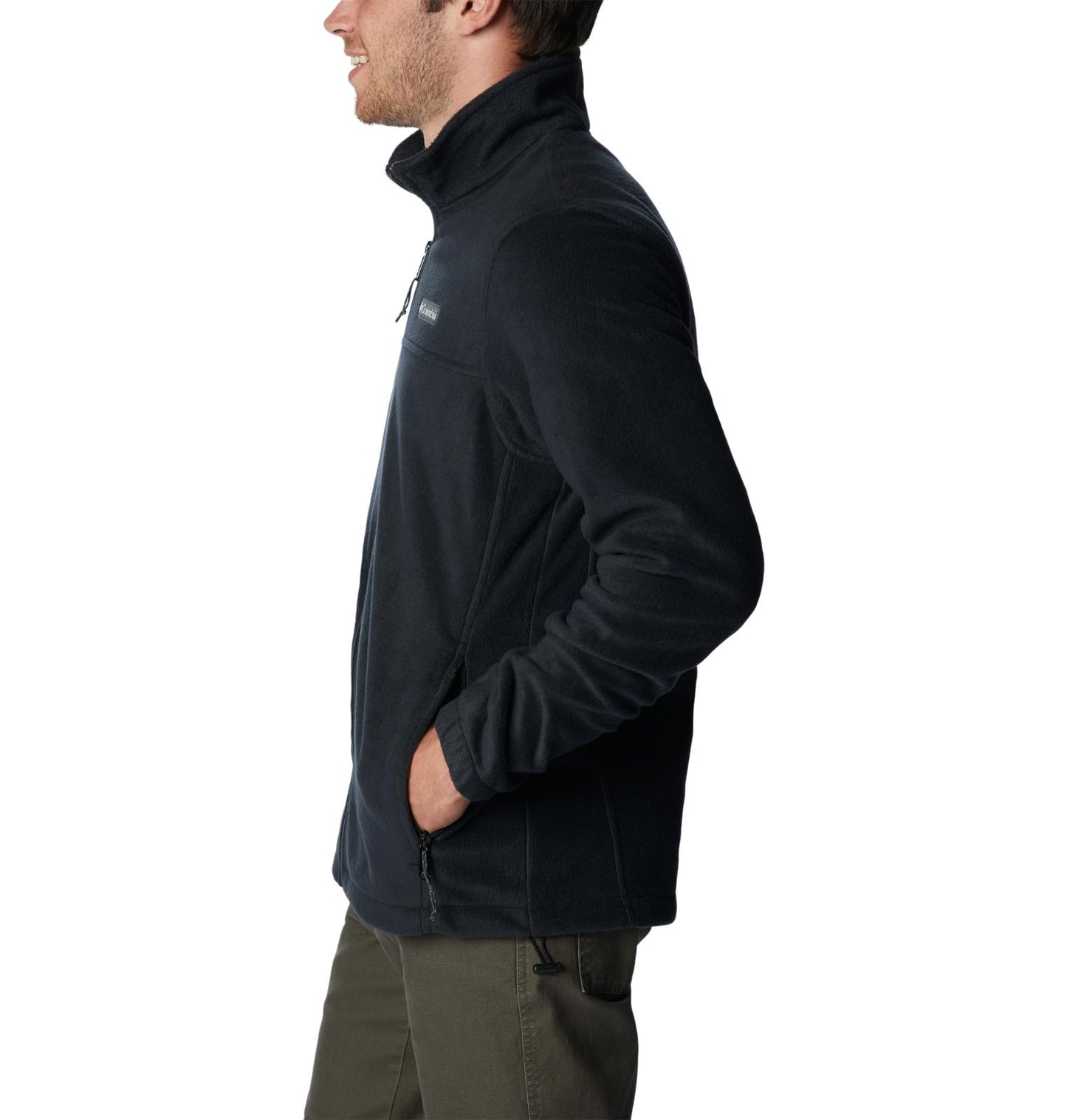 Columbia Chaqueta de Forro Polar Steens Mountain 2.0 para Hombre (Negro / Talla XL)