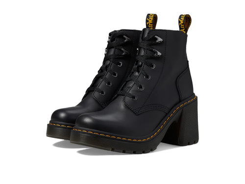 Dr. Martens, Women's Jesy 6 Tie Boot, Black Sendal